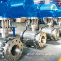 Elastic seat sealing wear-resistant ball valve